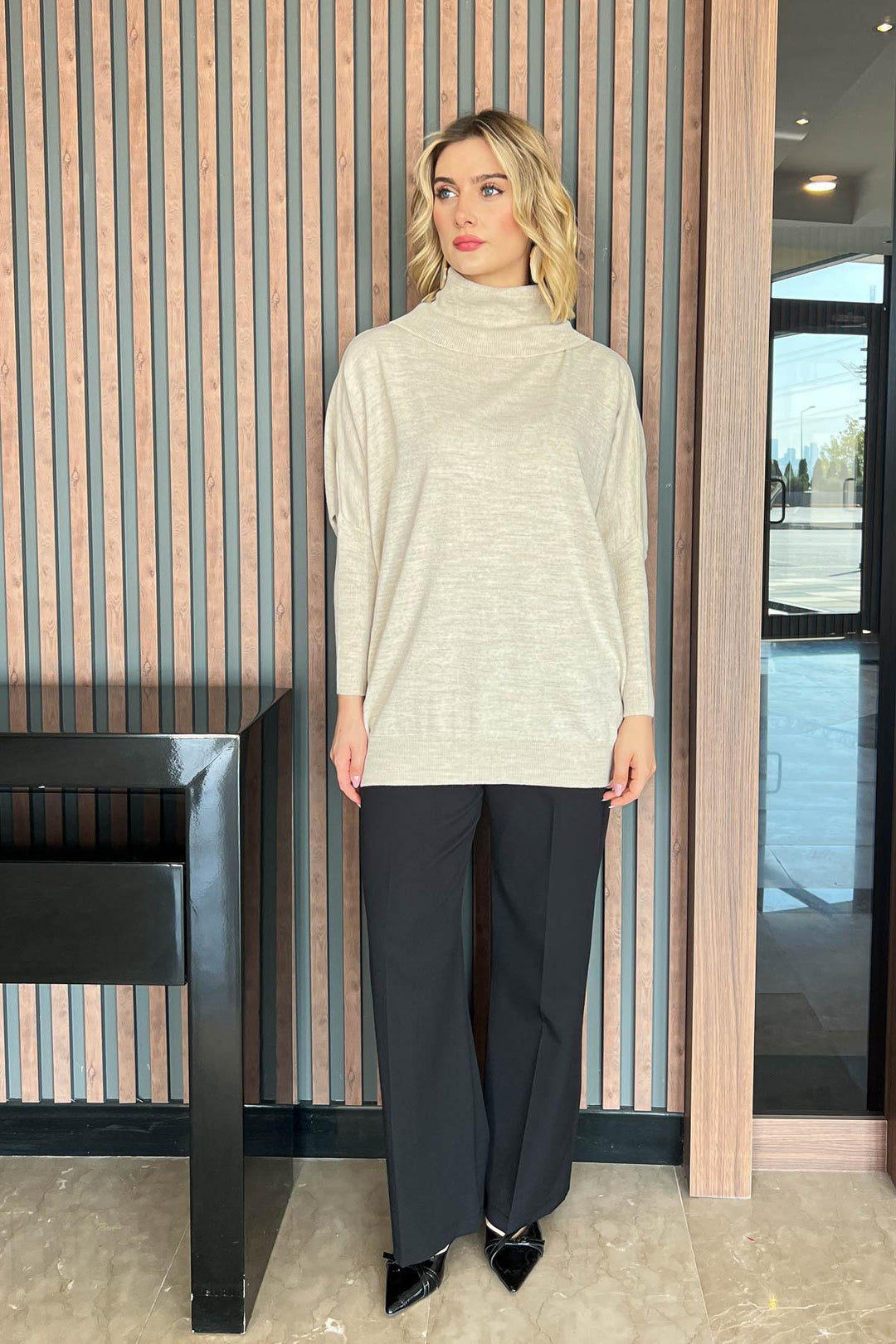 MPL Woman Fisherman Long Loose Sweater 4431 - Burton upon Trent