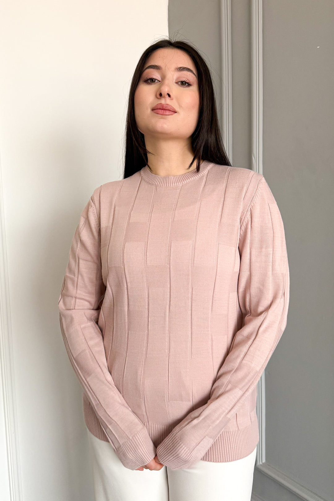 MPL Woman Square Patterned Sweater 4937 - Ciudad Madero