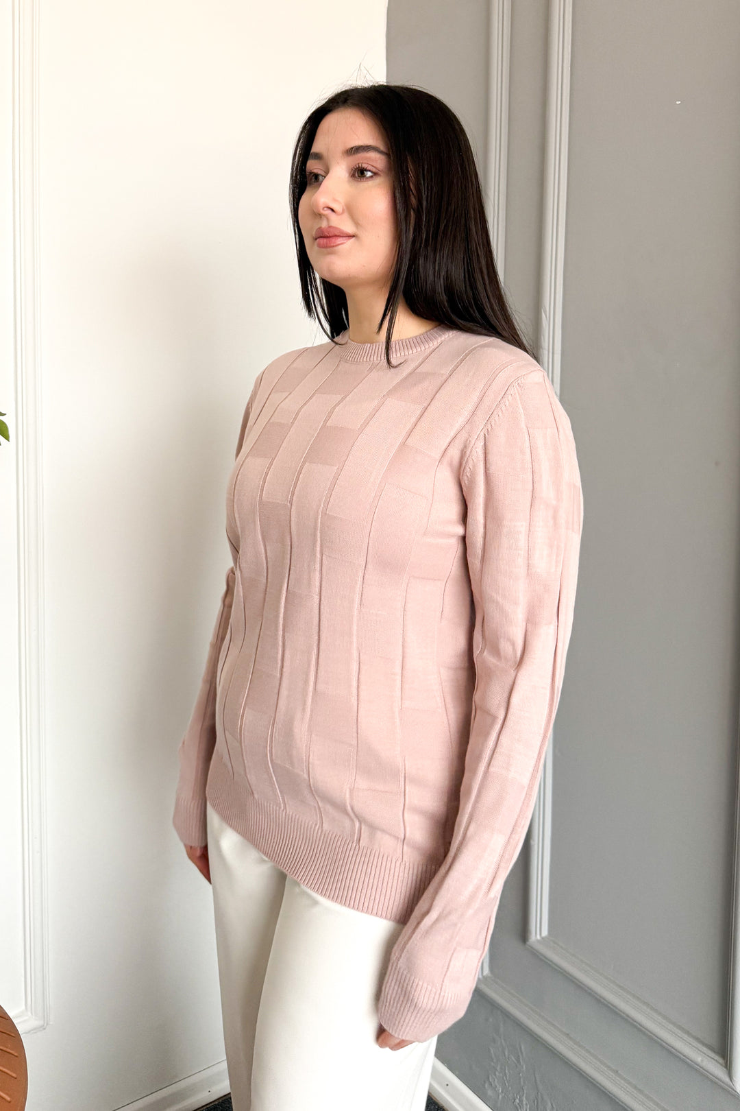 MPL Woman Square Patterned Sweater 4937 - Ciudad Madero