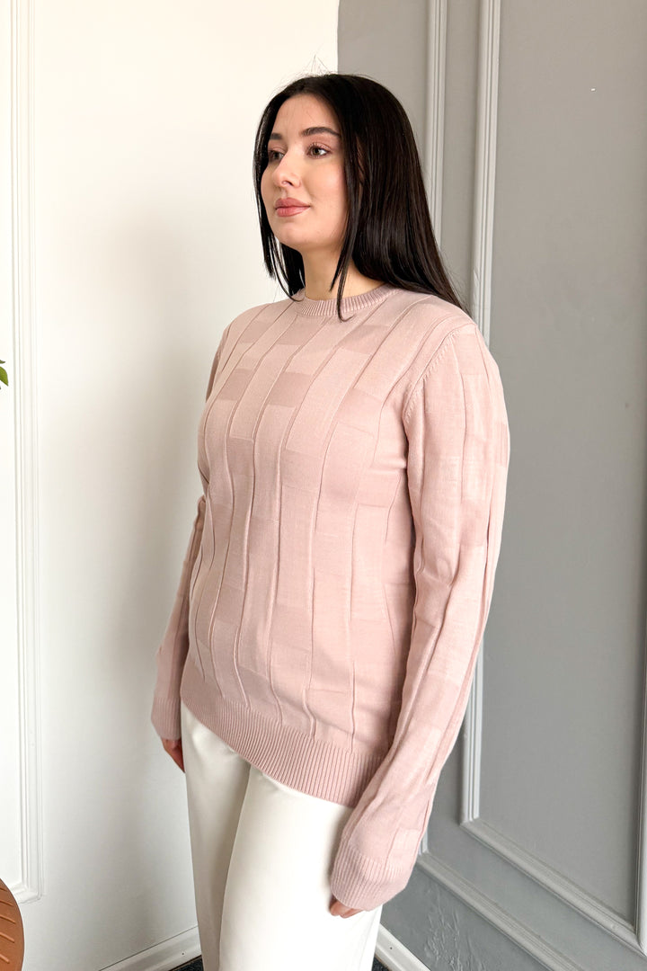MPL Woman Square Patterned Sweater 4937 - Ciudad Madero
