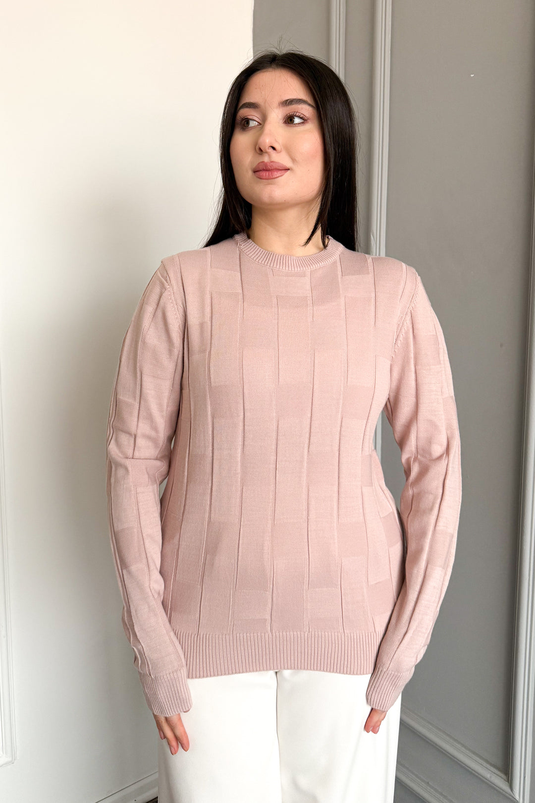 MPL Woman Square Patterned Sweater 4937 - Ciudad Madero