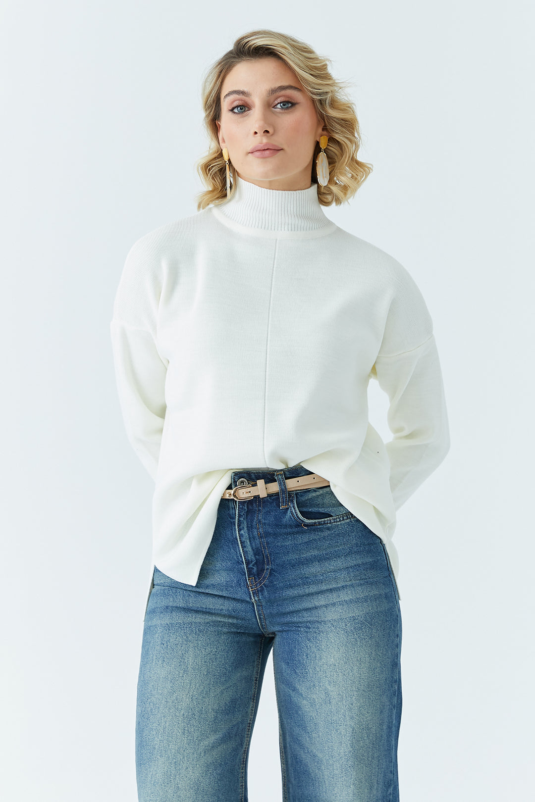 MPL Woman Half Fisherman's Sweater 4964 - Ninove