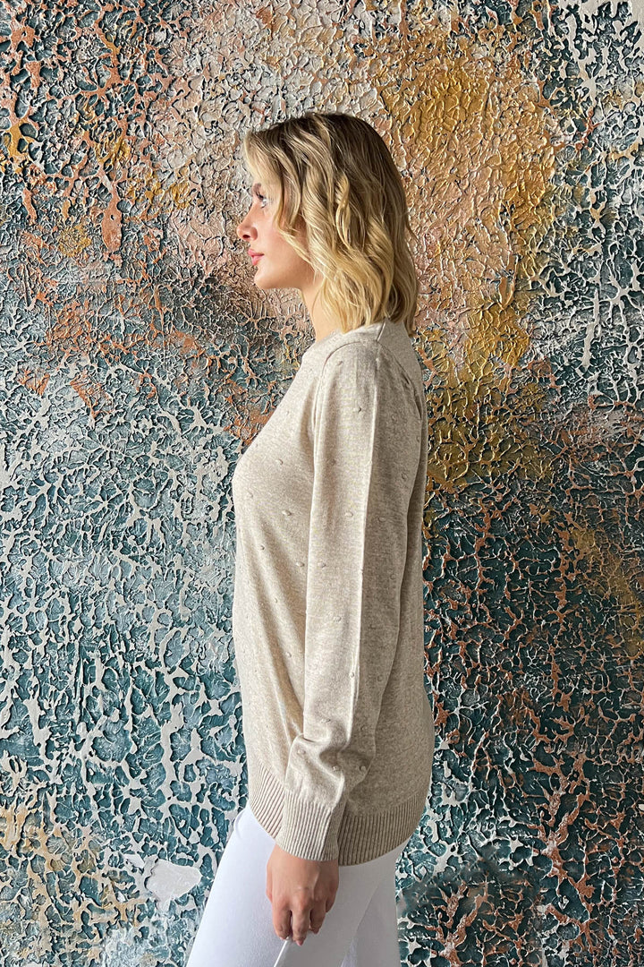 MPL Woman Pom Pom Patterned Sweater 5033 - Tauranga