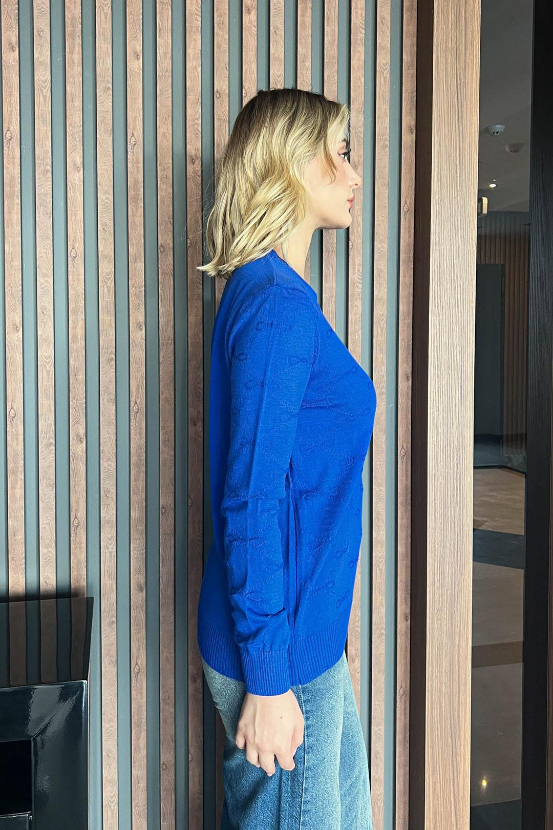 MPL Woman Bow Patterned Sweater 5192 - Utrera