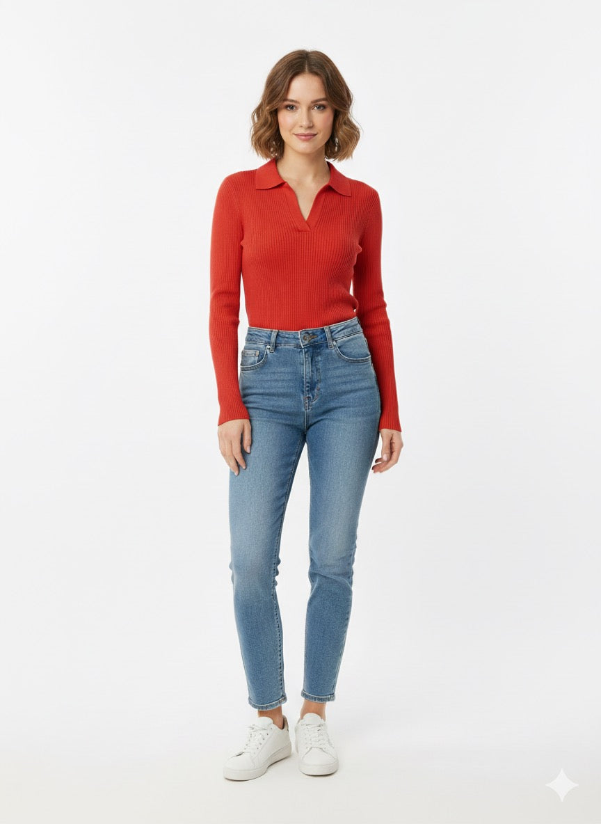 MPL Women's Polo Neck Sweater 5313 - Mesa