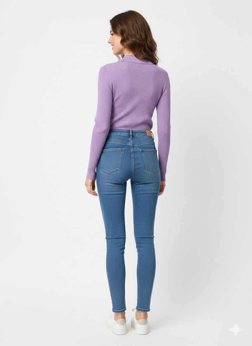 MPL Women's Polo Neck Sweater 5313 - Elmhurst