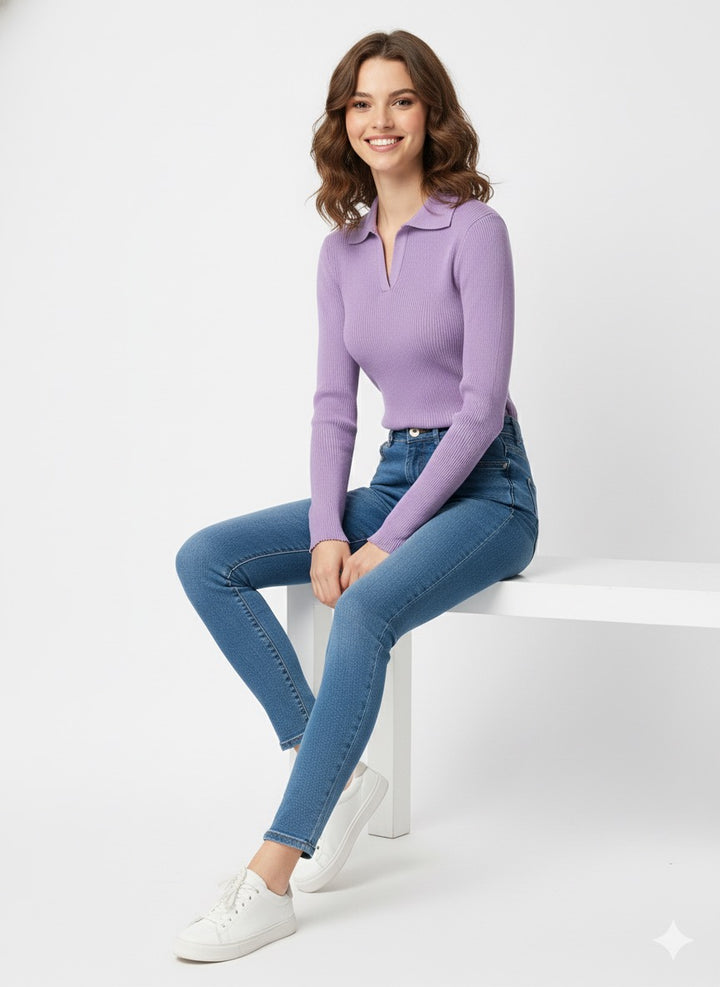 MPL Women's Polo Neck Sweater 5313 - Noisy-le-Grand