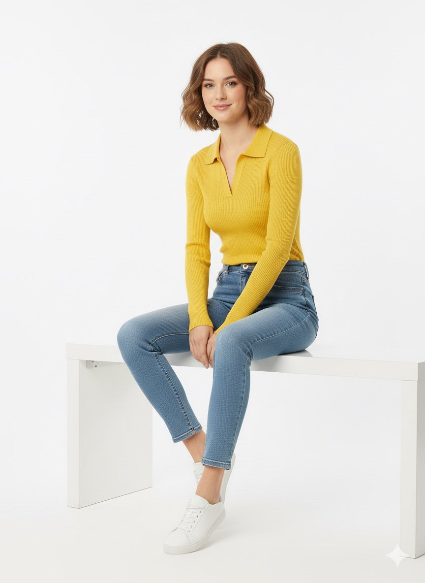 MPL Women's Polo Neck Sweater 5313 - Odessa