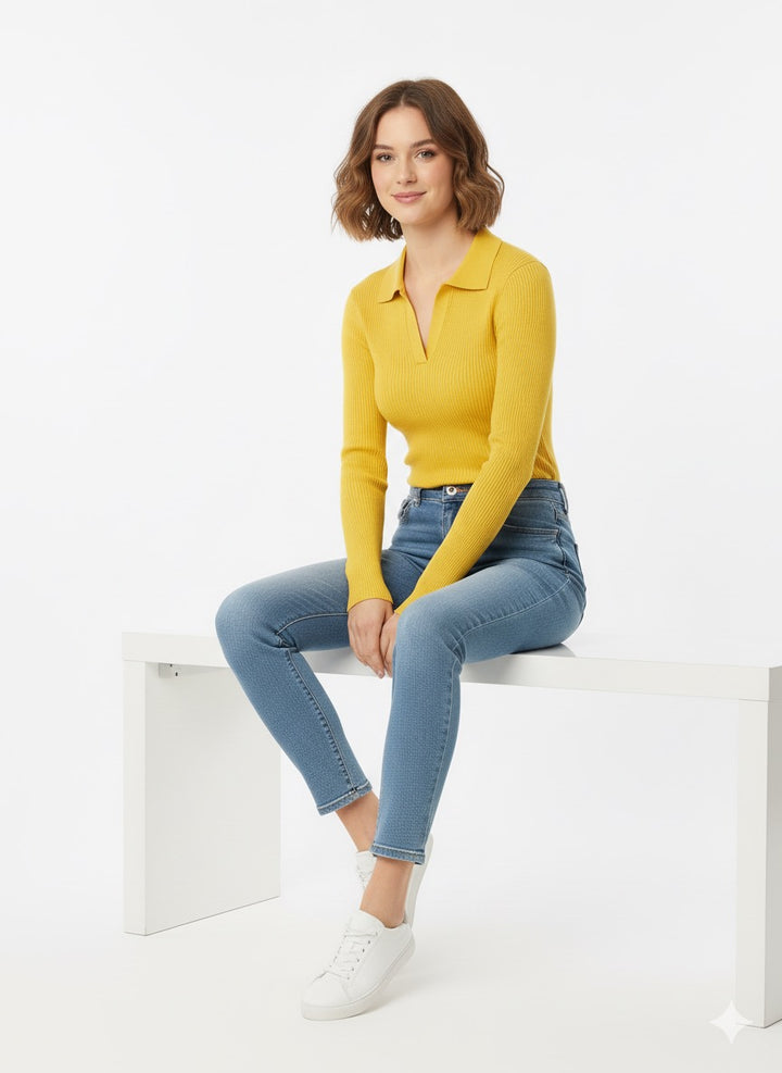 MPL Women's Polo Neck Sweater 5313 - Odessa