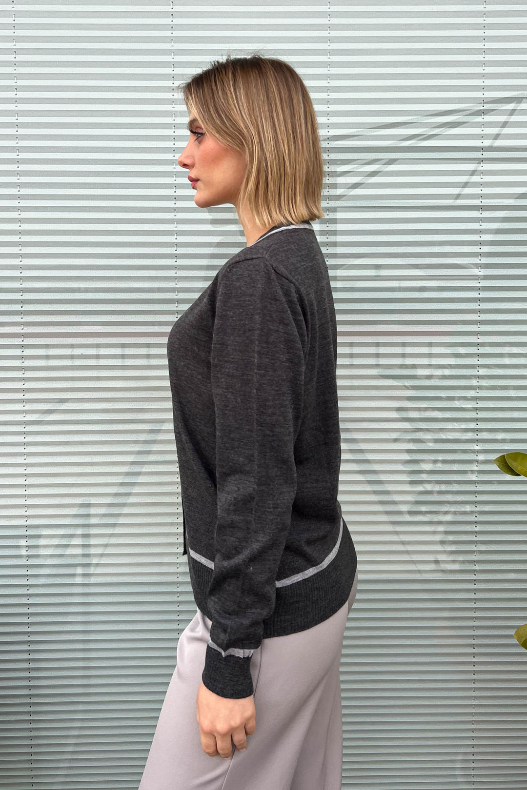 MPL Woman Cardigan with Wooden Buttons 5601 - Carpi