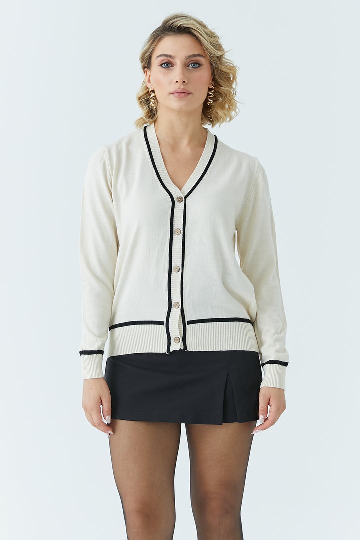 MPL Women's Buttoned Cardigan 5601 - Fondi