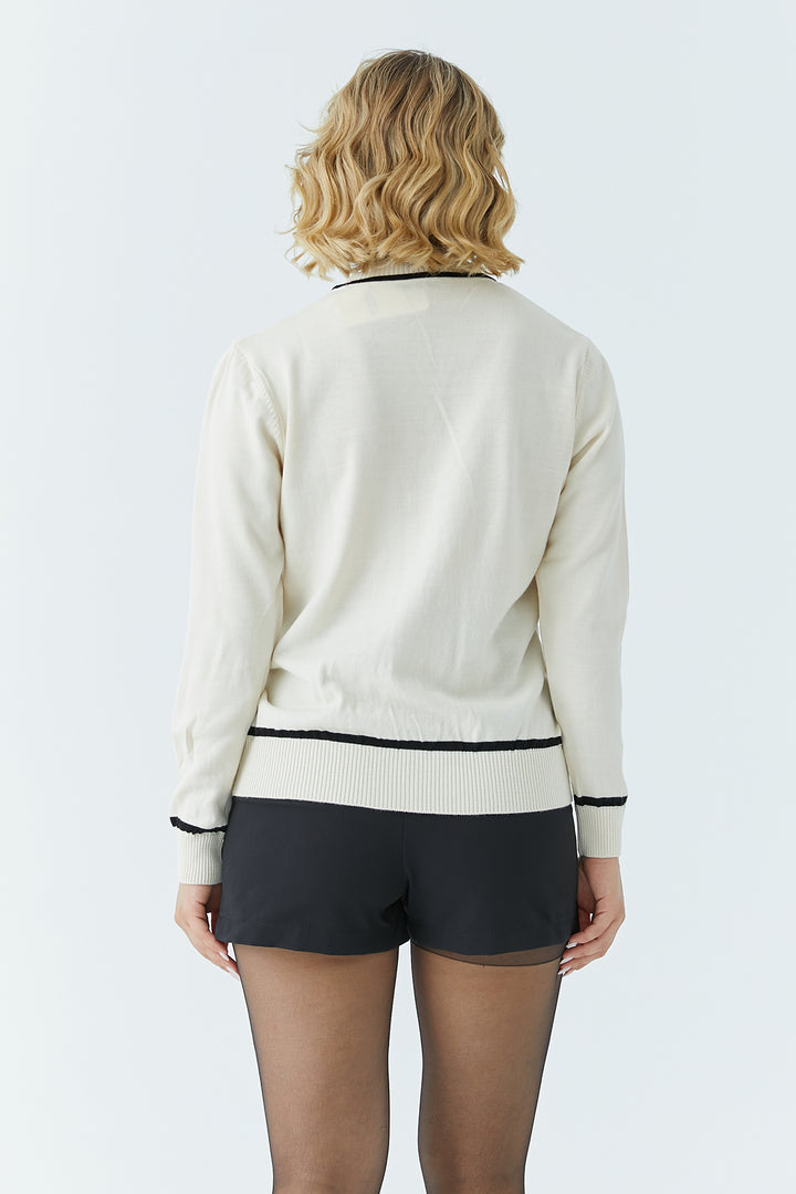 MPL Women's Buttoned Cardigan 5601 - Fondi