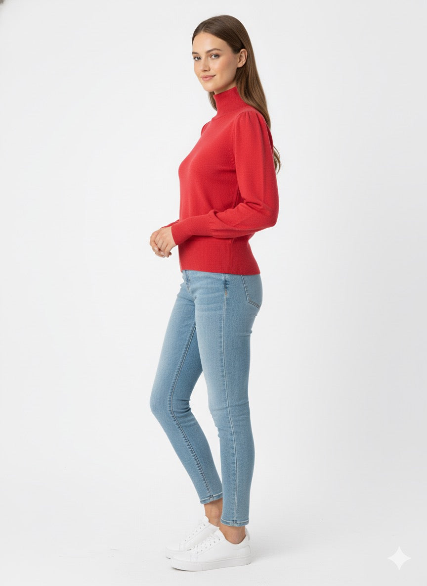 MPL Woman Half Fisherman Sweater 5688 - Salamanca