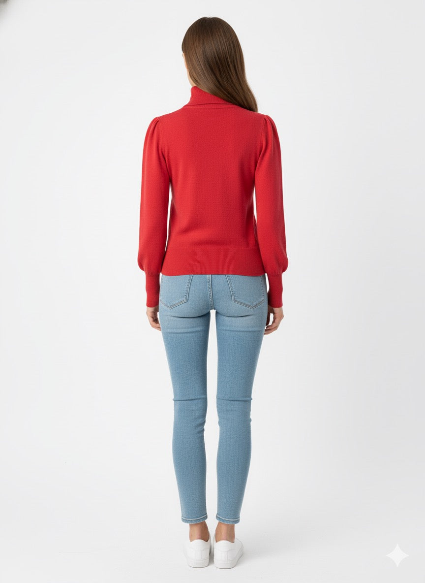 MPL Woman Half Fisherman Sweater 5688 - Salamanca