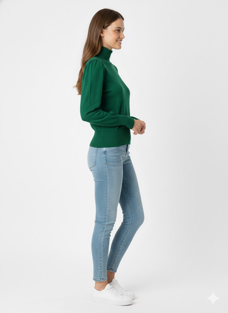 MPL Woman Half Fisherman Sweater 5688 - Landau