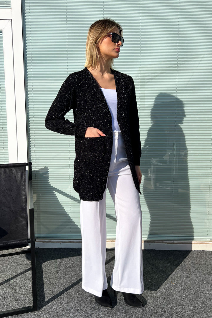 MPL Woman Glitter Pocket Cardigan 6337 - Monterrey