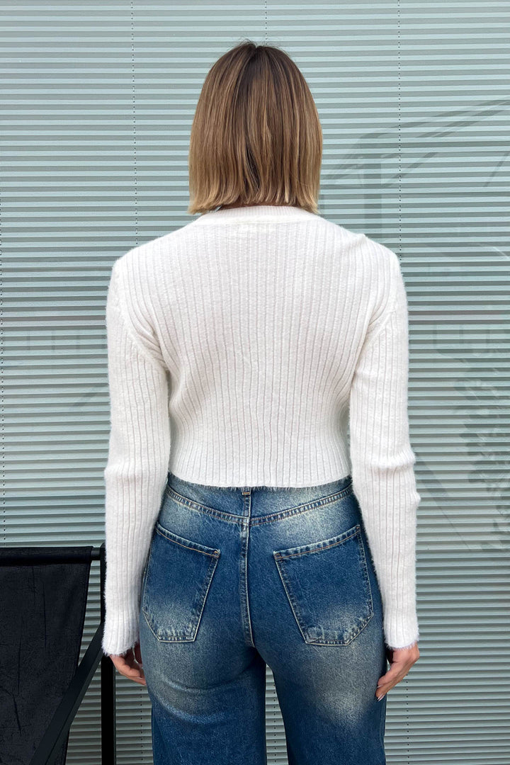 MPL Women's Ribbed Crop Sweater 6620 - Piteşti