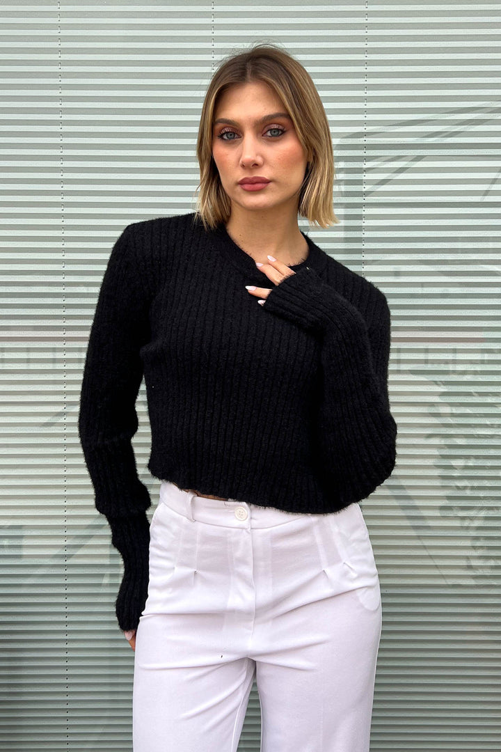 MPL Women's Ribbed Crop Sweater 6620 - Gelsenkirchen