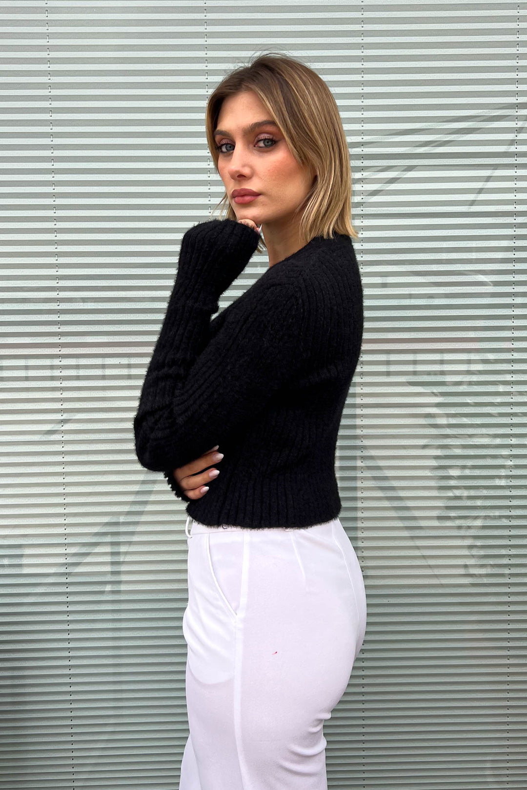 MPL Women's Ribbed Crop Sweater 6620 - Gelsenkirchen