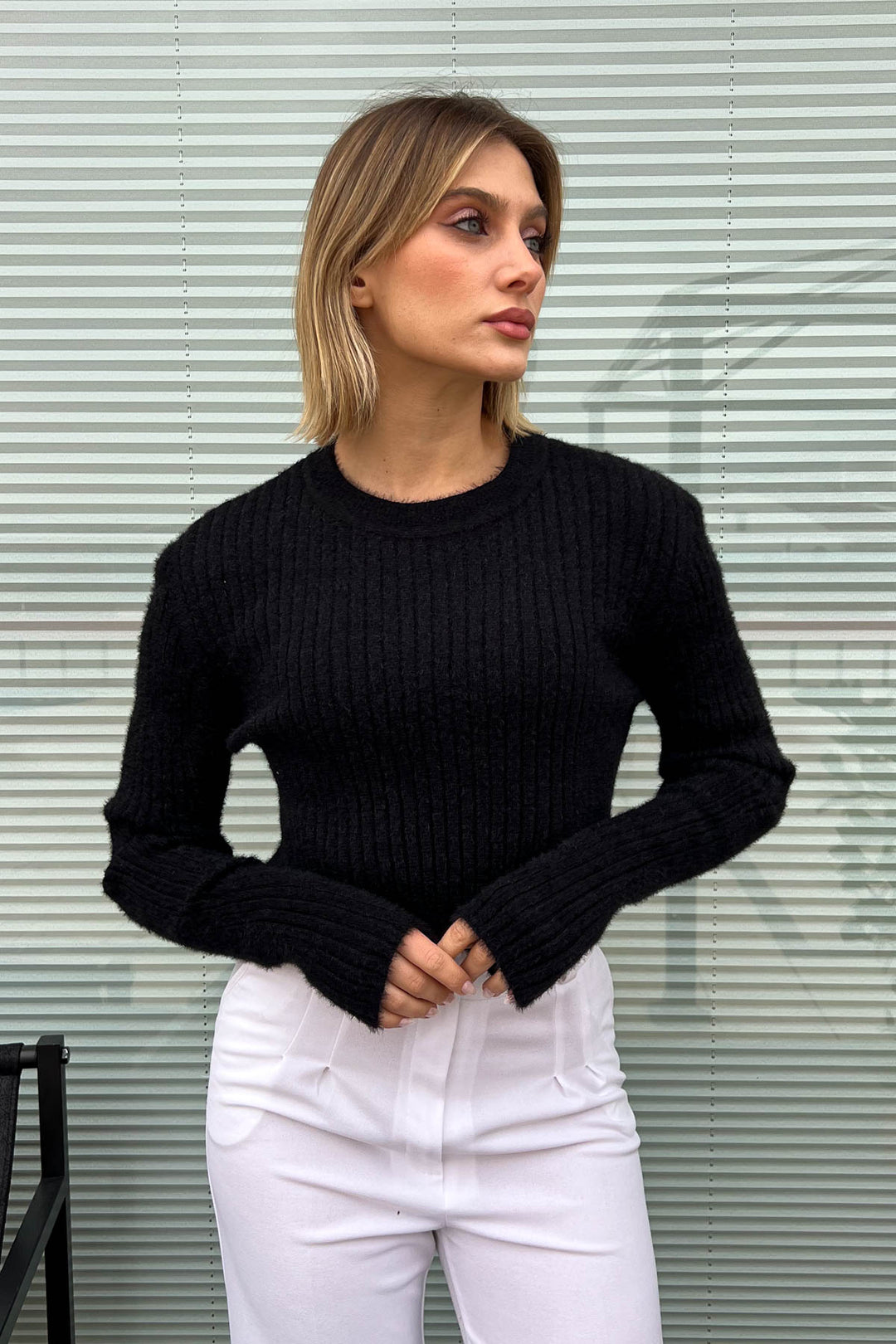 MPL Women's Ribbed Crop Sweater 6620 - Gelsenkirchen