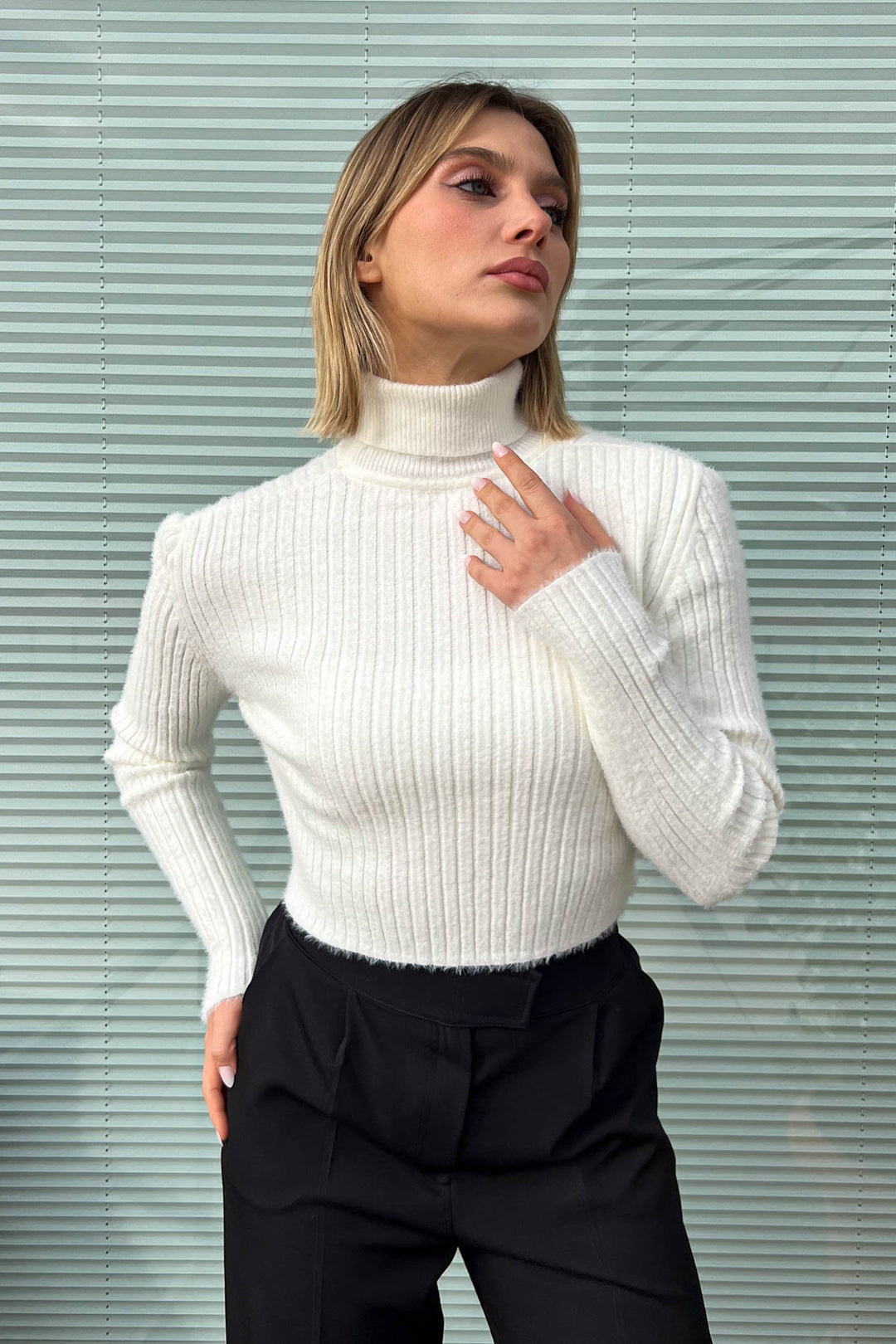 MPL Woman Fitlli Fisherman Crop Sweater 6627 - Seraing