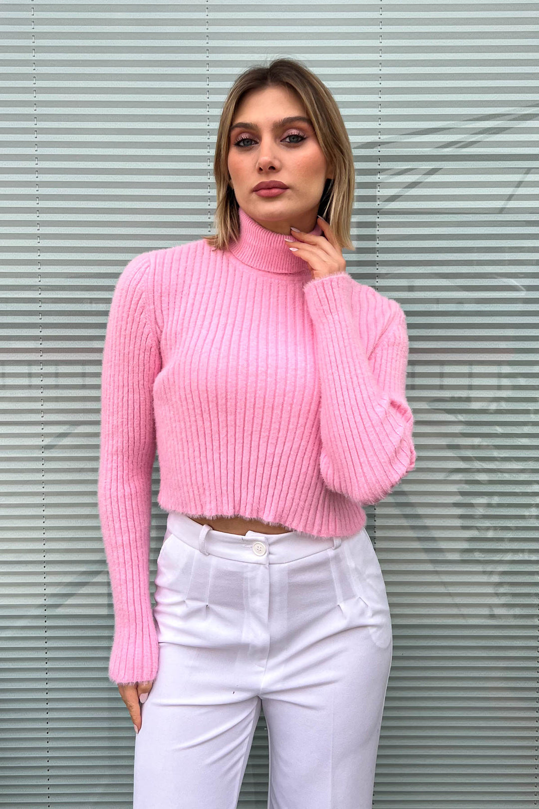 MPL Woman Fitlli Fisherman Crop Sweater 6627 - Hamburg
