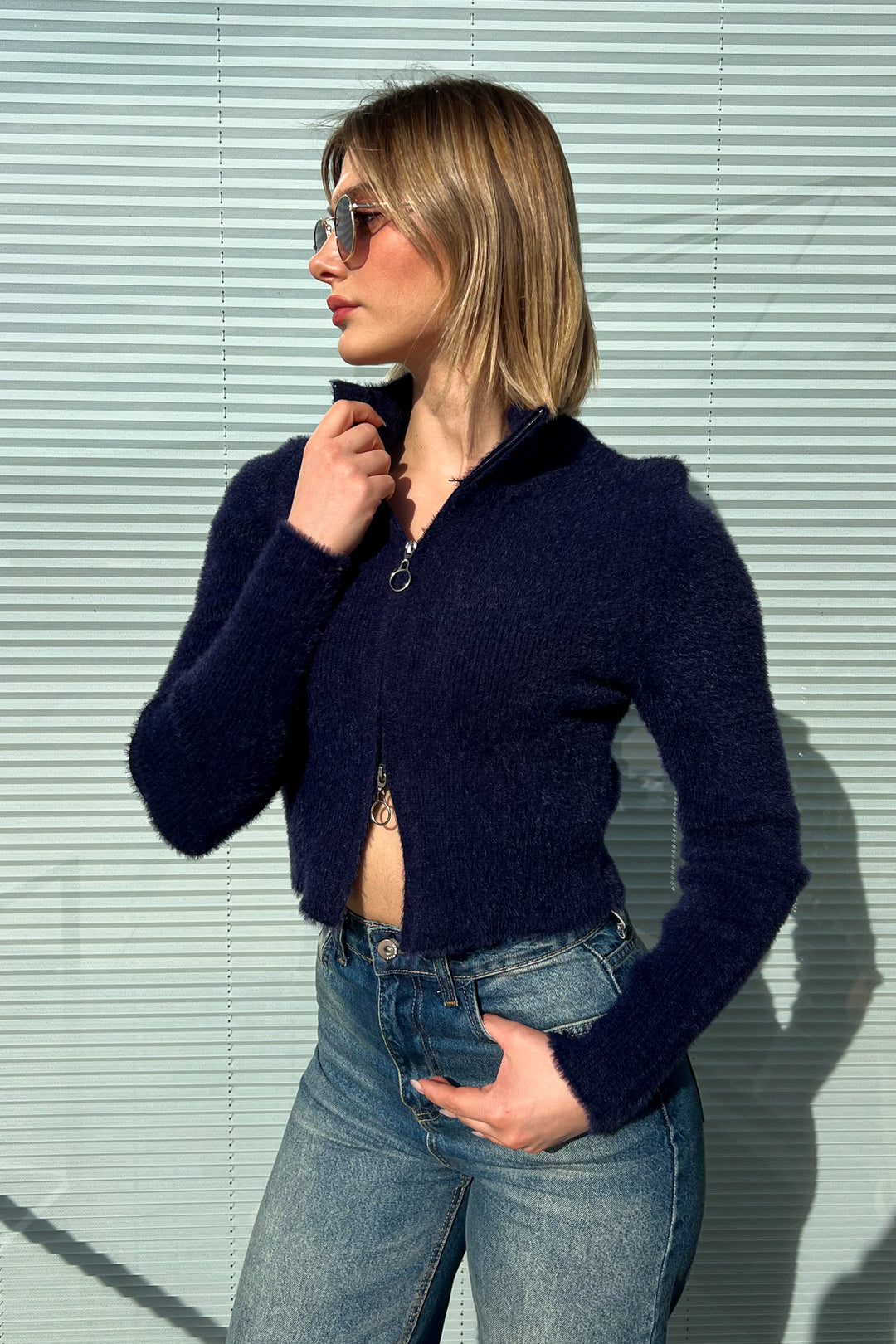 MPL Women's Zippered Cardigan with Beard 6806 - Tonalá