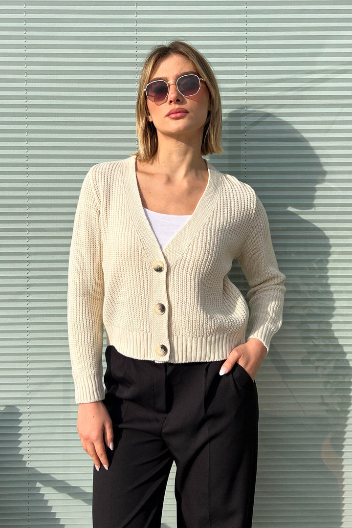 MPL Women's Buttoned Cardigan 5022 - Moers