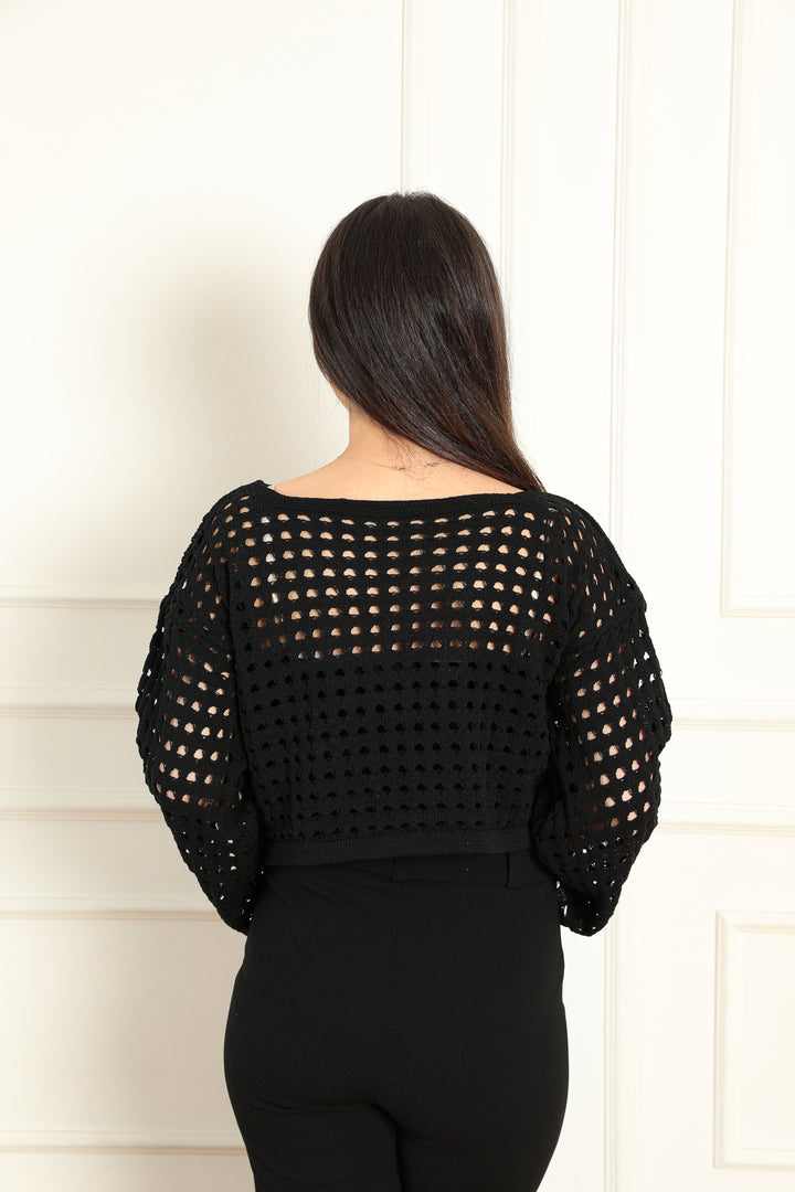 MPL Woman Perforated Knit Crop Top - Evere