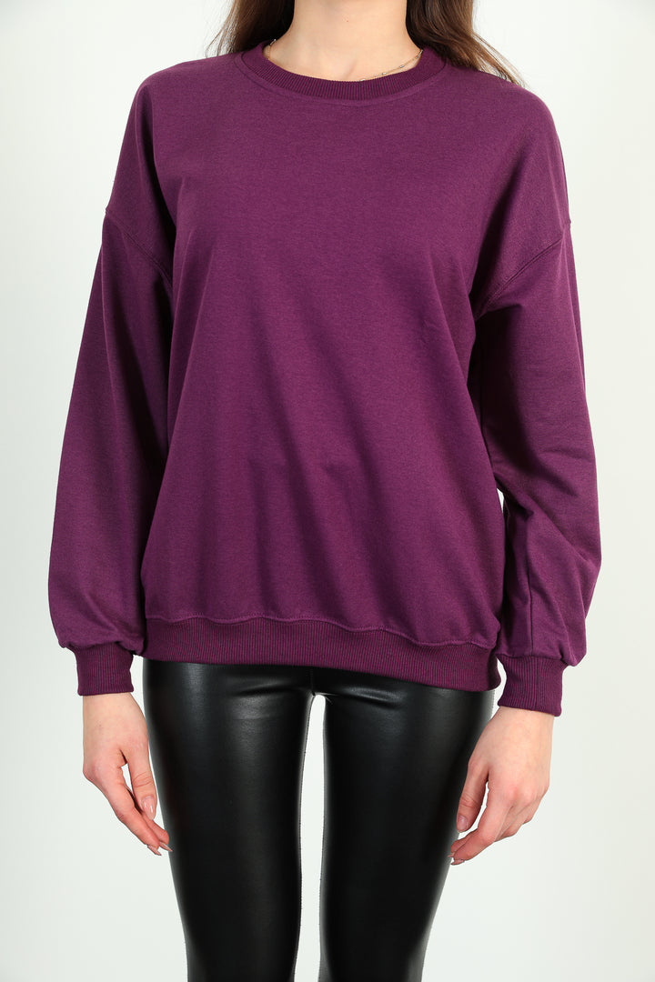 MPL Woman Oversize 2 Yarn Sweatshirt 103by250011 - Macerata