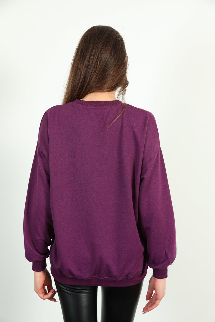 MPL Woman Oversize 2 Yarn Sweatshirt 103by250011 - Macerata