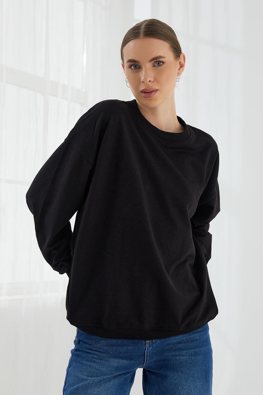 MPL Woman Oversize 2 Yarn Sweatshirt 103by250011 - Lynnwood