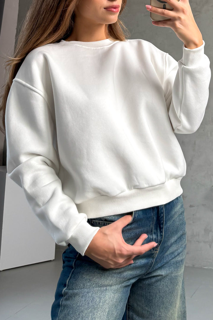 MPL Woman 3 Yarn Inside Sherpa Bicycle Collar Sweatshirt 21614 - Valdosta