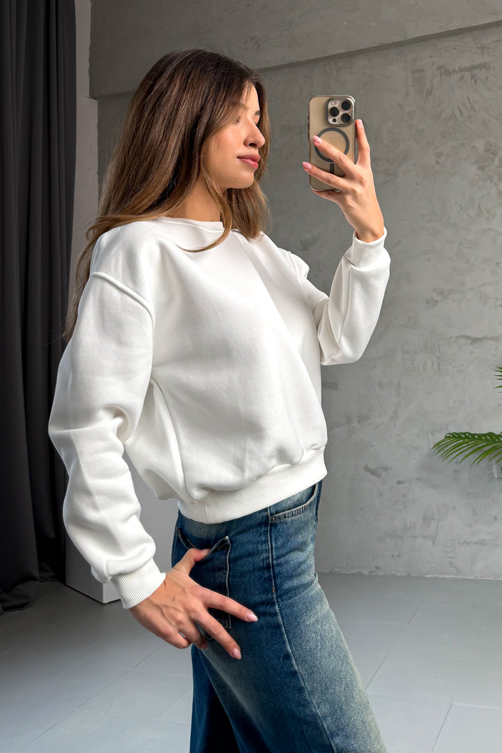 MPL Woman 3 Yarn Inside Sherpa Bicycle Collar Sweatshirt 21614 - Zacatepec