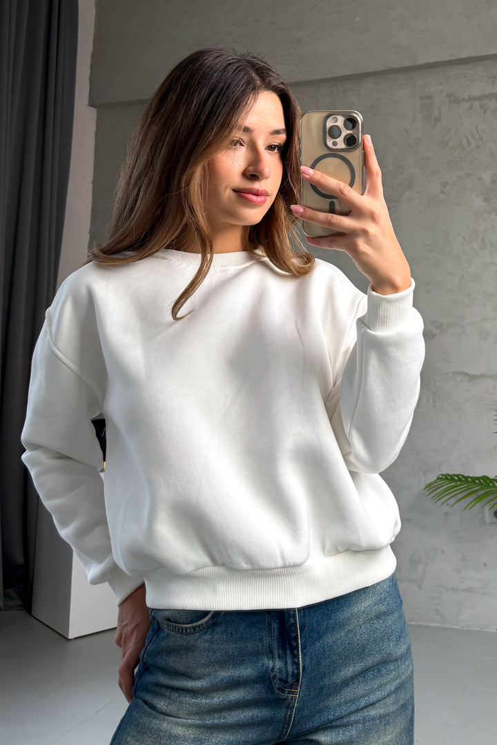 MPL Woman 3 Yarn Inside Sherpa Bicycle Collar Sweatshirt 21614 - Zacatepec