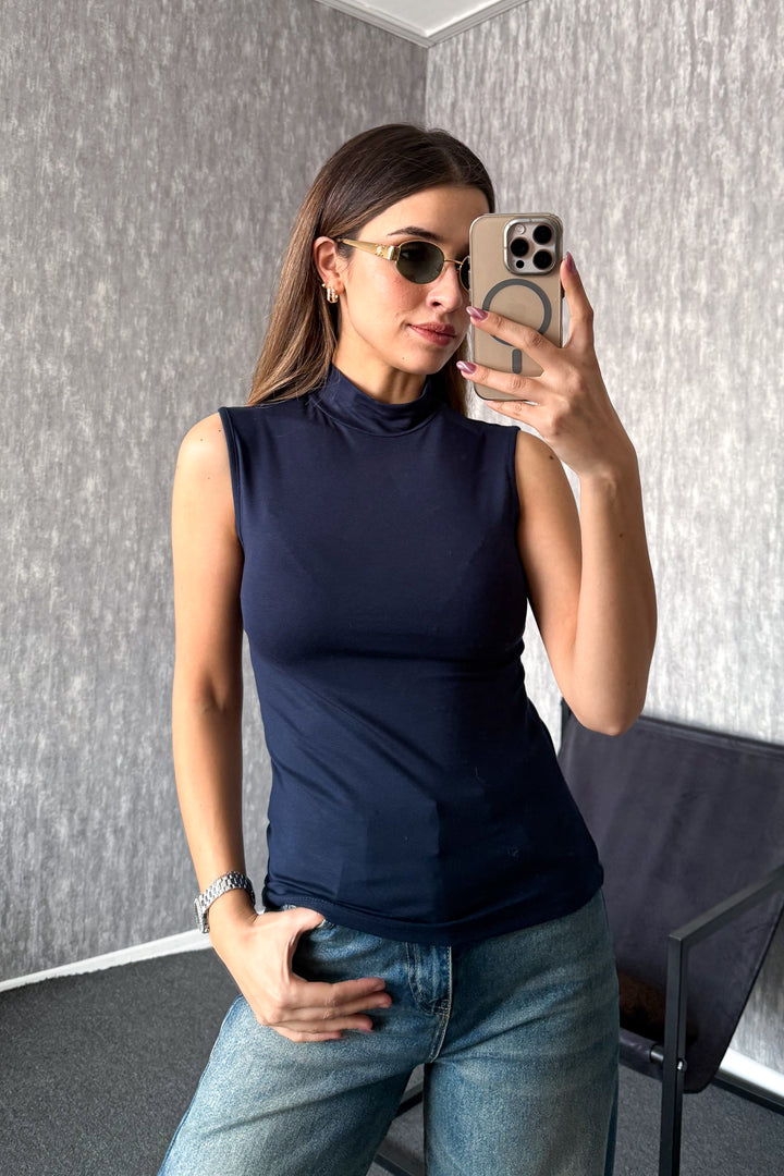 MPL Women's Sleeveless Half Fisherman Blouse 21757 - Croydon