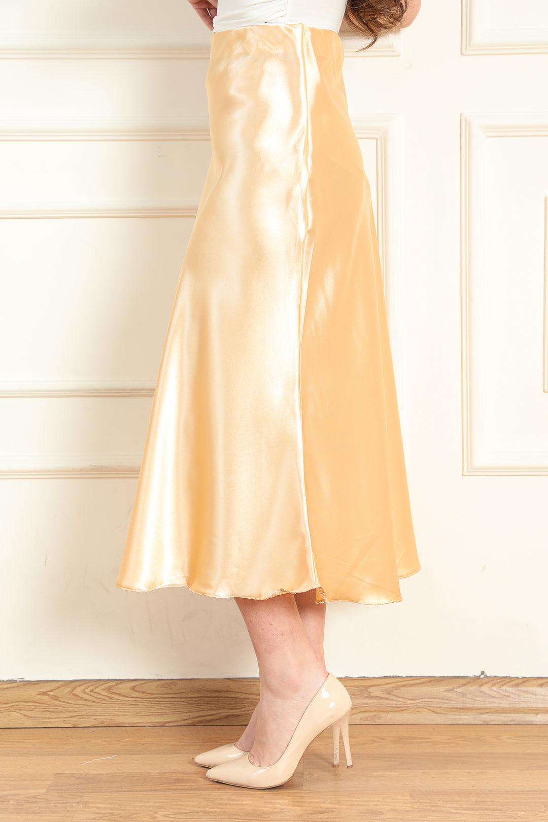 MPL Woman Satin Midi Skirt 10147 - Sankt Augustin
