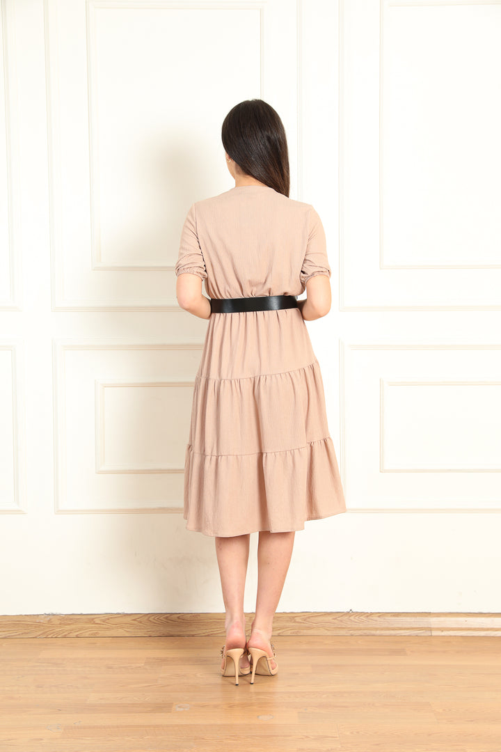 MPL Women's Belted Short Sleeve Dress 2377 - Vila Franca de Xira