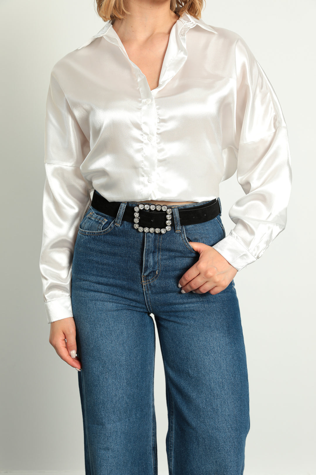 MPL Woman Satin Shirt 3985 - New Braunfels