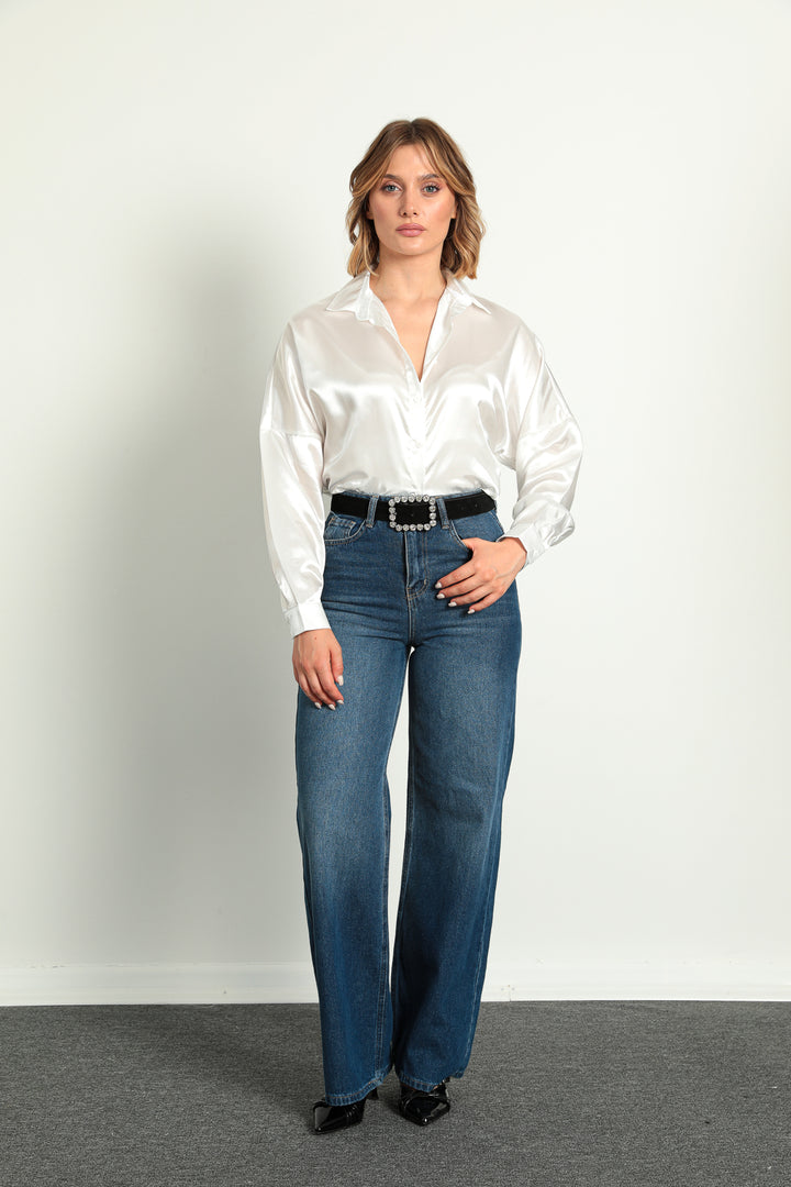 MPL Woman Satin Shirt 3985 - New Braunfels