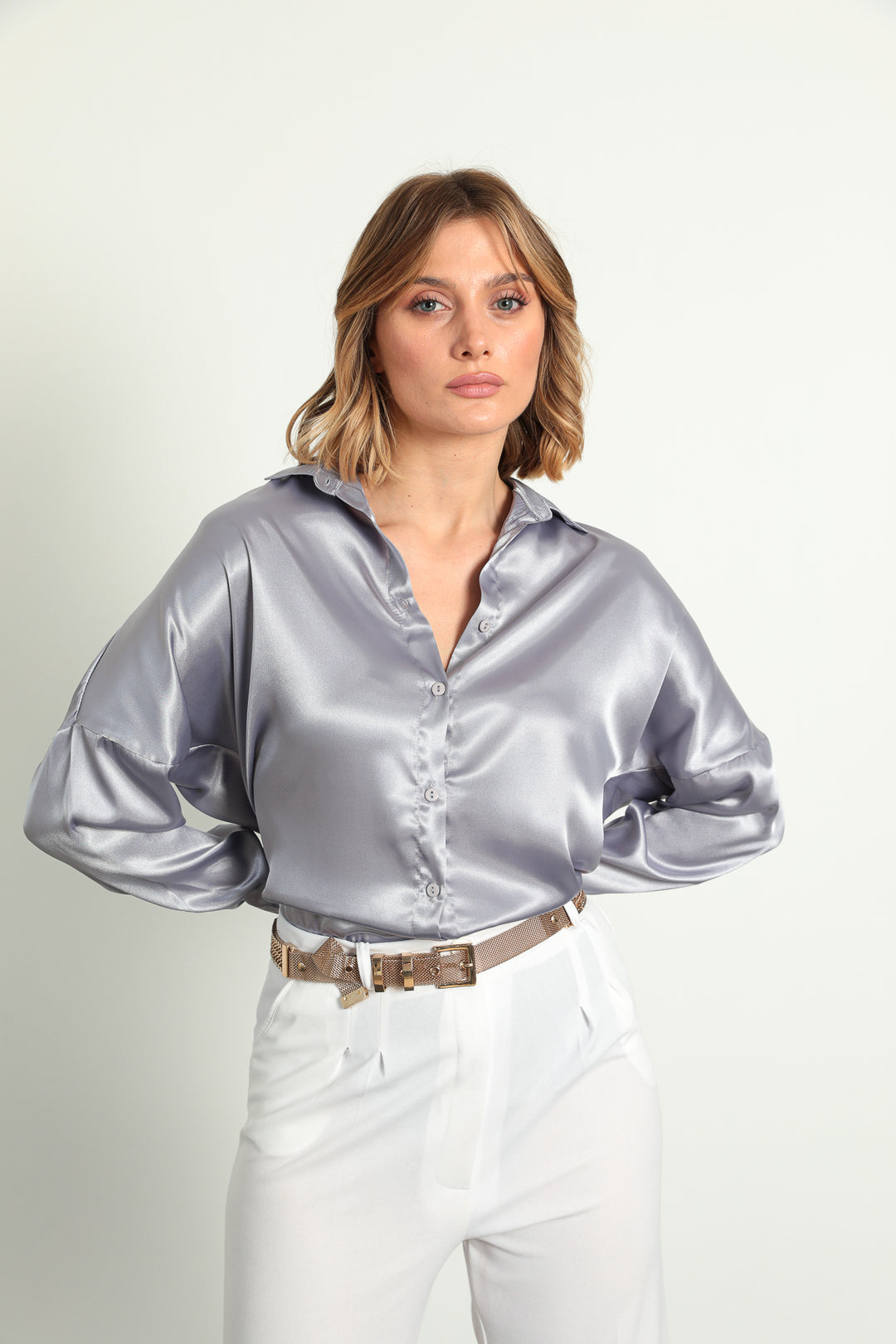MPL Woman Satin Shirt 3985 - Wattrelos