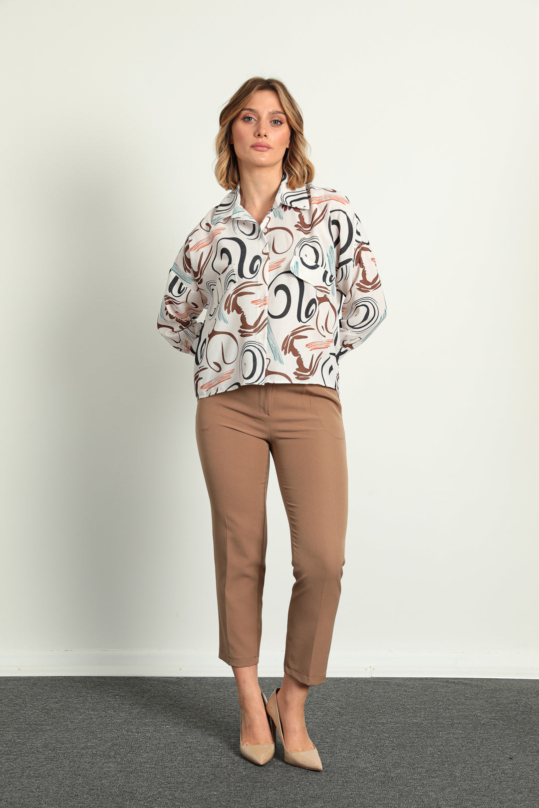 MPL Woman Patterned Shirt 20250 - San Bartolomé