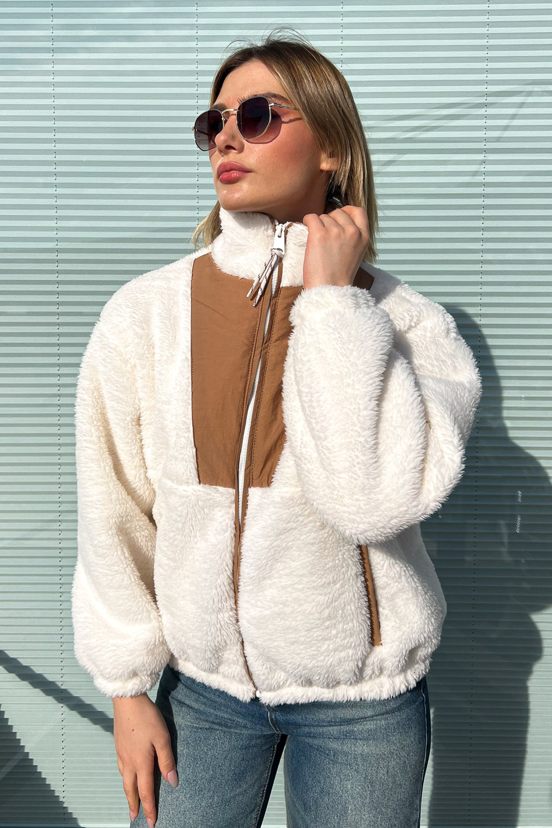 MPL Women's Plush Zippered Jacket 5194 - Kateríni
