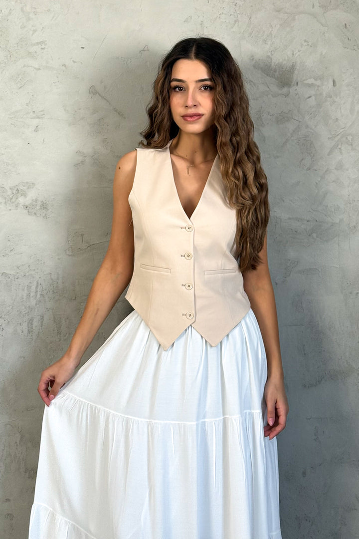 MPL Woman's Back Belted Vest 6796 - Richmond