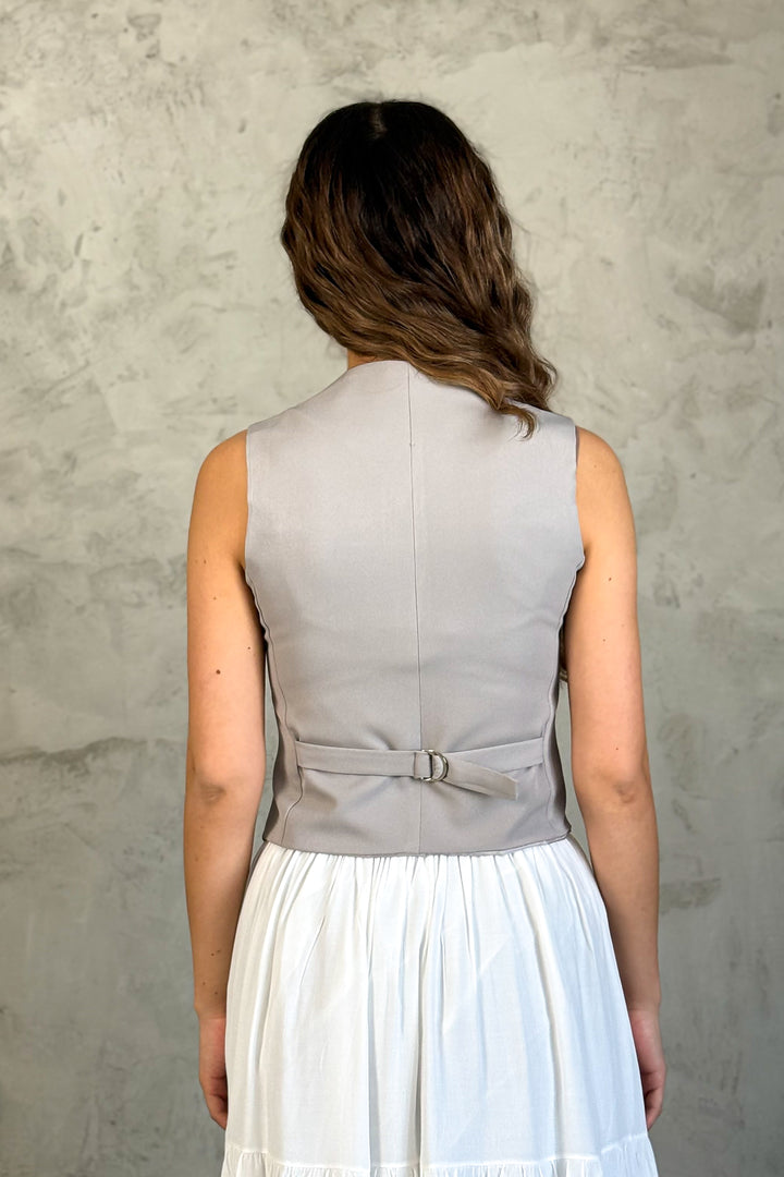 MPL Woman's Back Belted Vest 6796 - Florissant