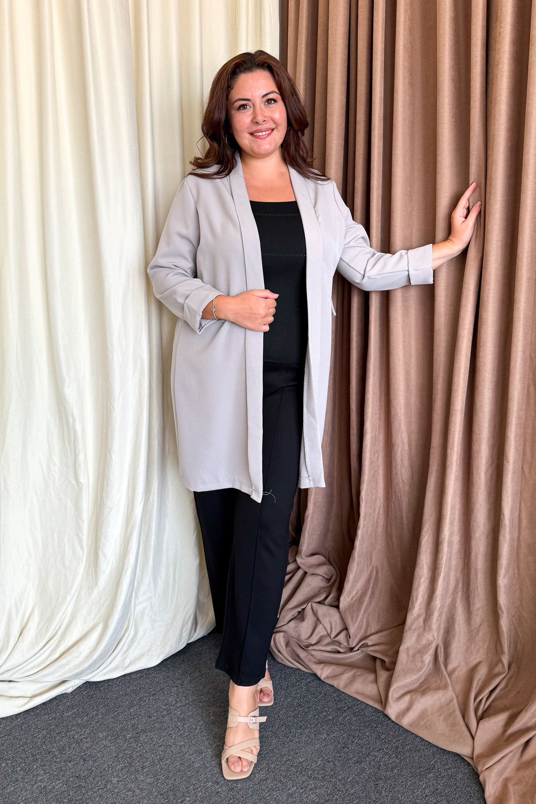 MPL Women's Plus Size Long Jacket 2335 - Gravina in Puglia