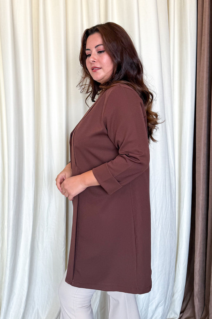 MPL Women's Plus Size Long Jacket 2335 - Billerica