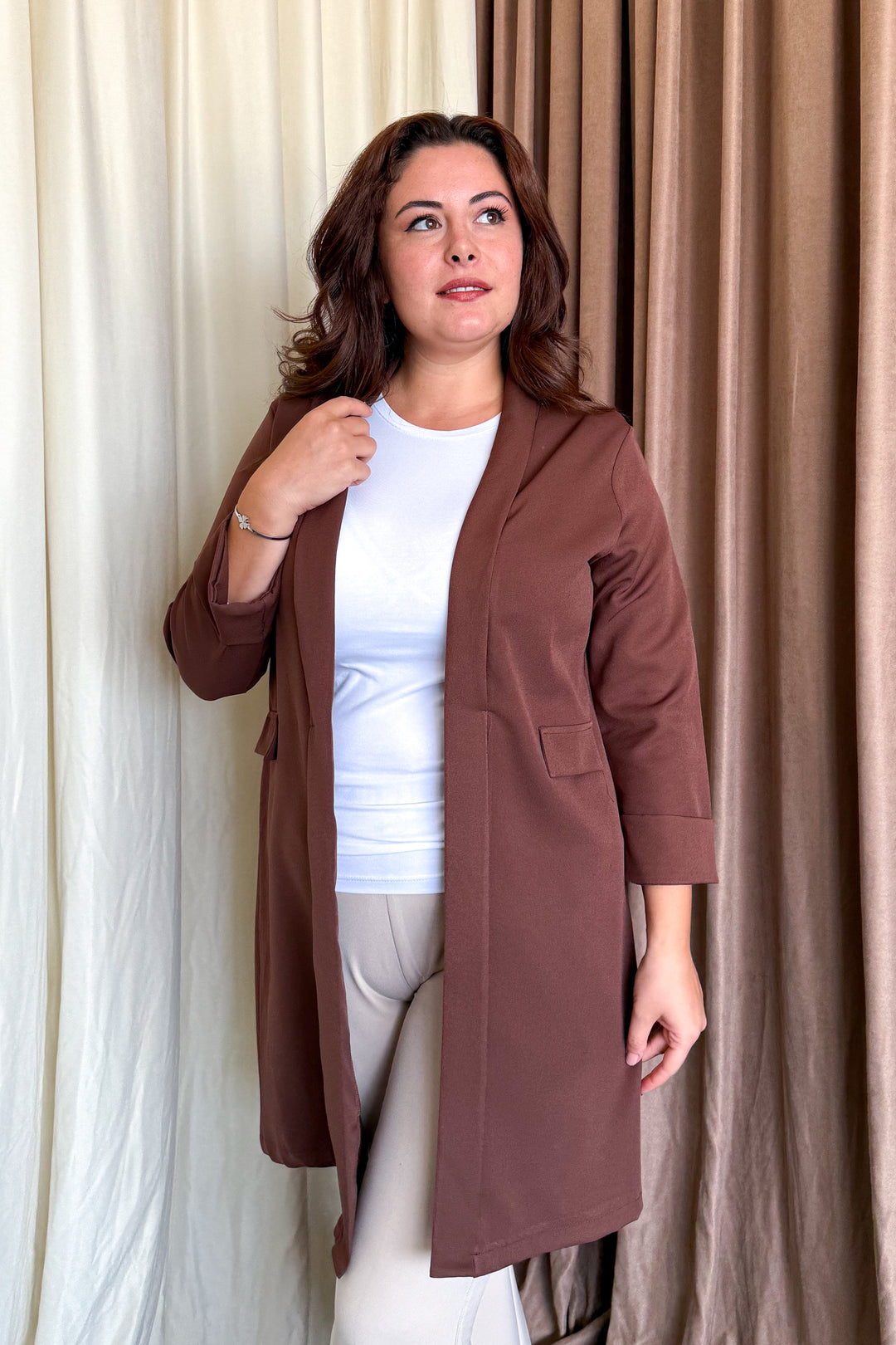 MPL Women's Plus Size Long Jacket 2335 - Billerica