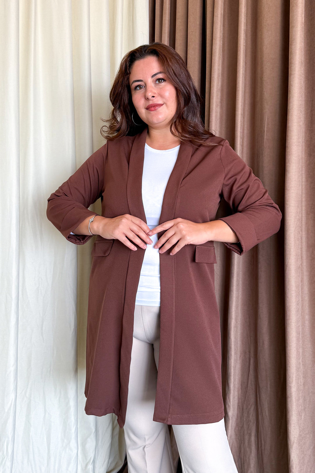 MPL Women's Plus Size Long Jacket 2335 - Billerica