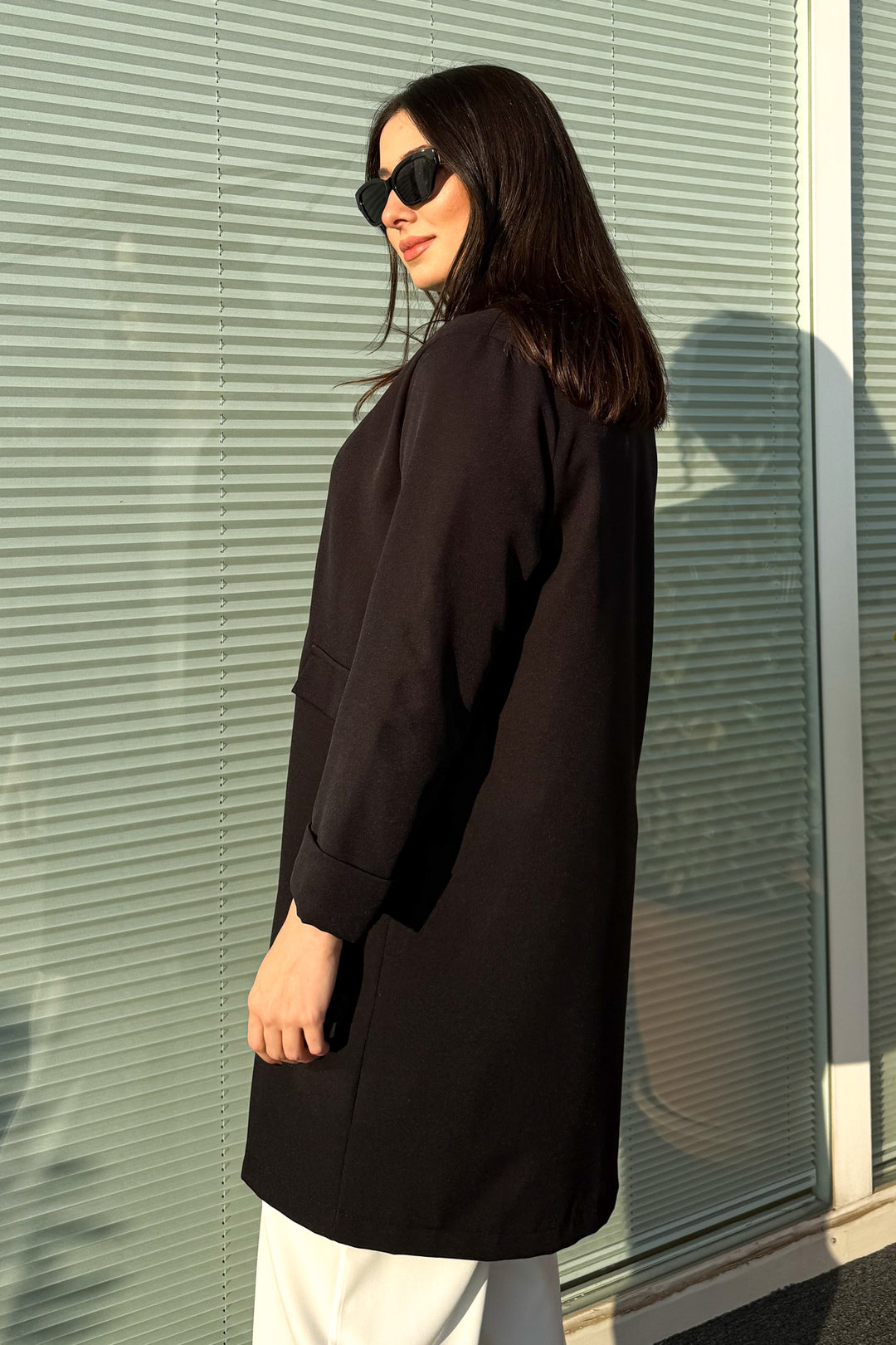 MPL Women's Plus Size Long Jacket 2335 - Chieri